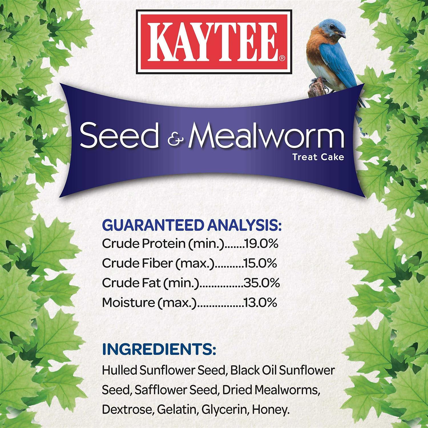 Kaytee Seed & Mealworm Cake