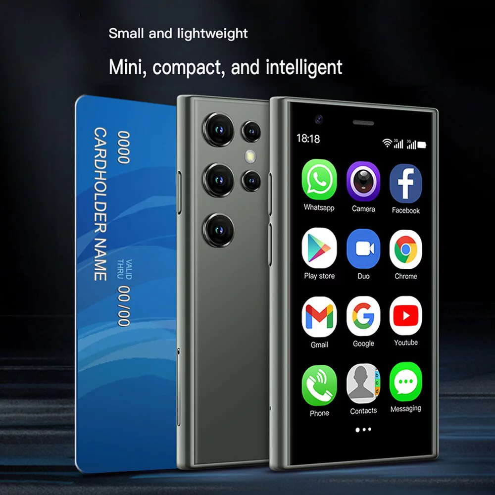 SOYES S23 Pro 3.0 Inch Little Android8.1 Smartphone 2GB RAM 16GB ROM Dual SIM Standby 1000mAh 3G Network Compact Mobile Phone - Curated Treasures Market