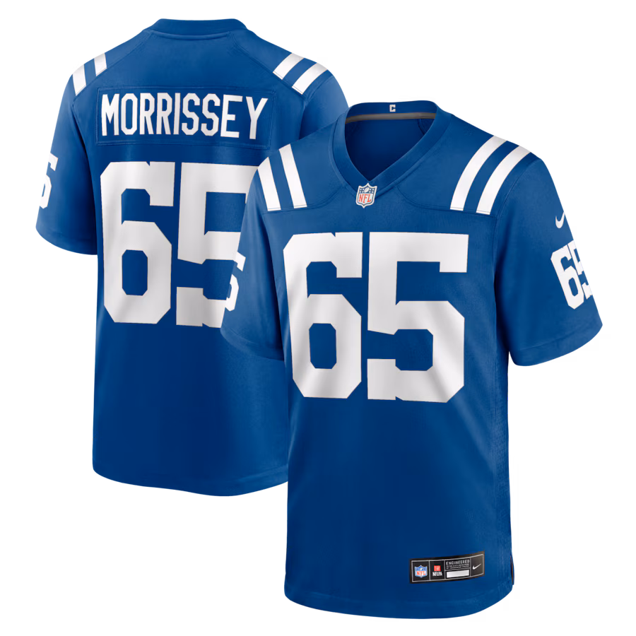Men's Indianapolis Colts Jimmy Morrissey Nike Royal Team Game Jersey