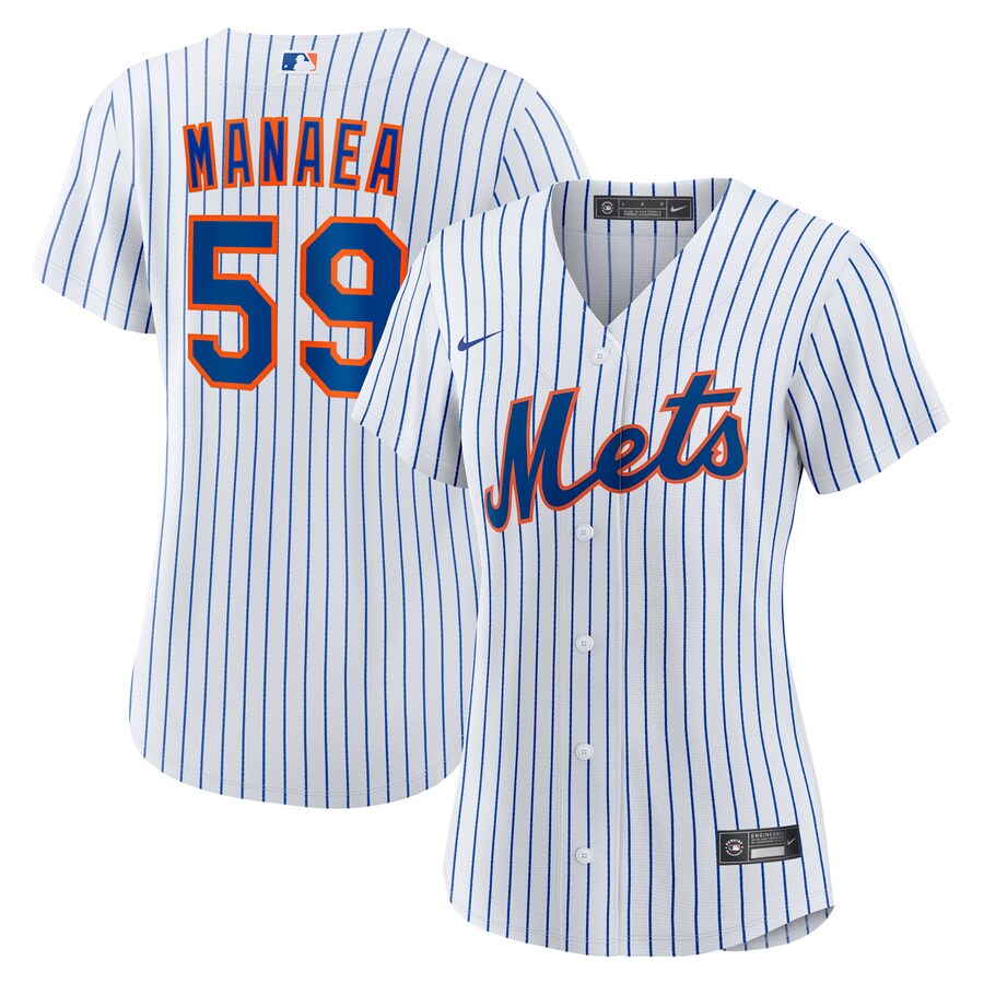 Women's New York Mets Sean Manaea Nike White Home Replica Jersey
