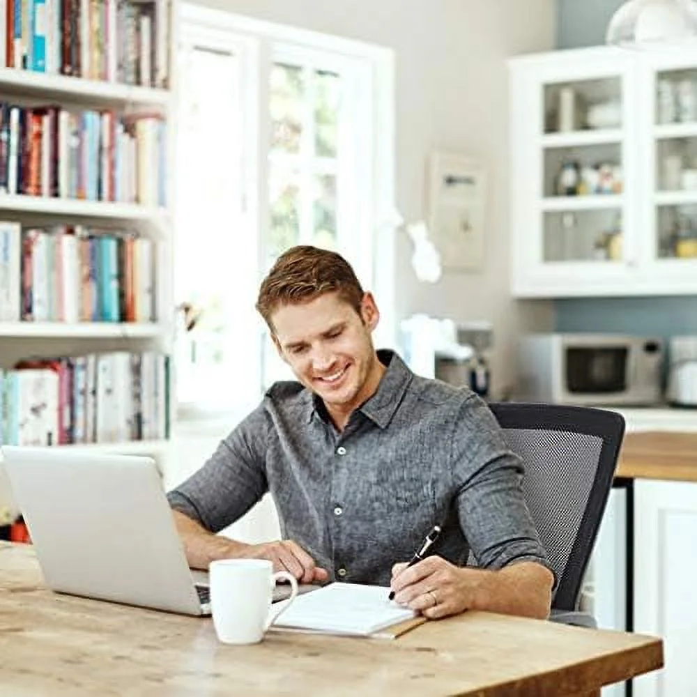 TJUNBOLIFE Office Chair Desk Chair Computer Chair Swivel Rolling Executive Lumbar Support Task Mesh Chair Metal Base for Women Men  2 Pack - Curated Treasures Market