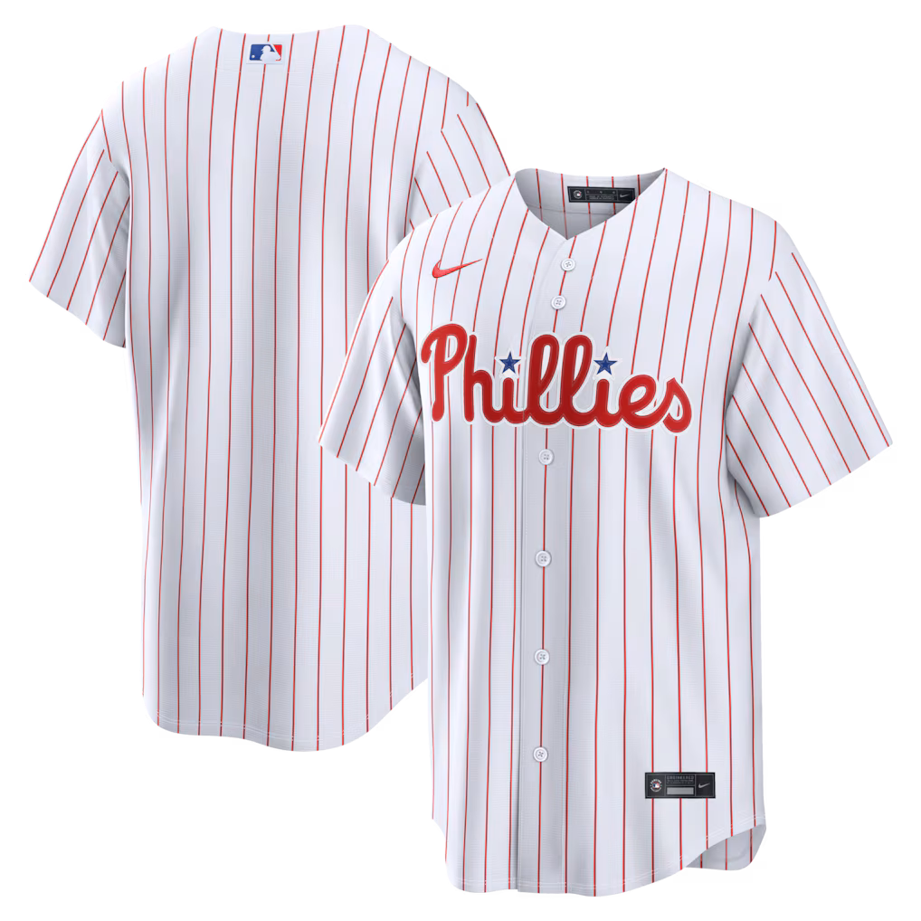 Men's Philadelphia Phillies Nike White Home Replica Jersey