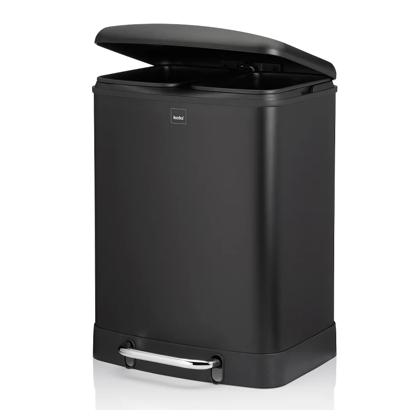 Rubbish separator Davino Black - 24 L