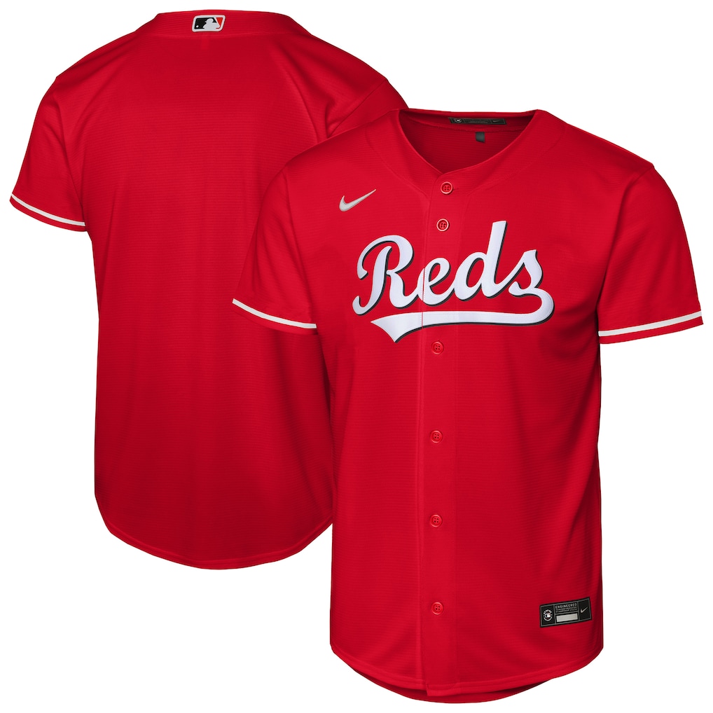 Youth Cincinnati Reds Nike Red Alternate Replica Jersey
