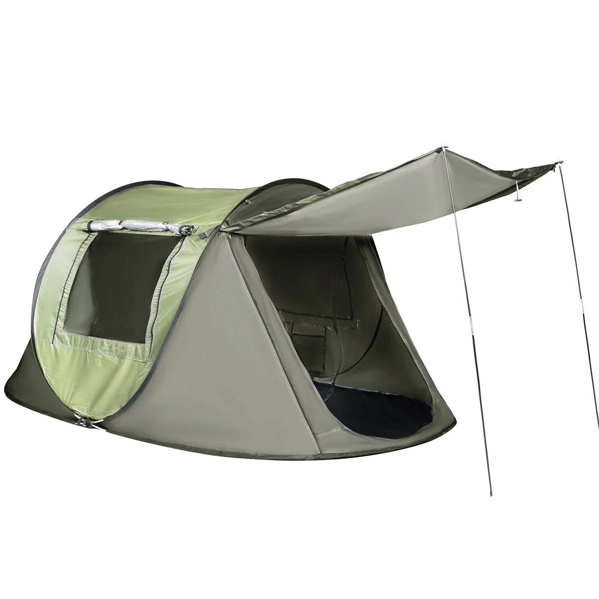 [3 IN 1,For 3-4/5-8 Person] Auto Setup Camping Tent Automatic Waterproof Moisture Proof UV Resistance Sun Shelters Tent with Carrying Bag For Outdoor Sports Hiking Travel Beach