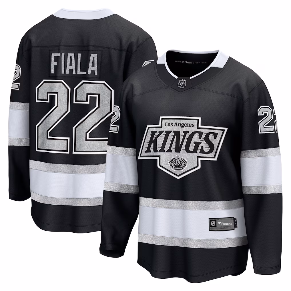 Men's Los Angeles Kings Kevin Fiala Fanatics Black Home Breakaway Jersey