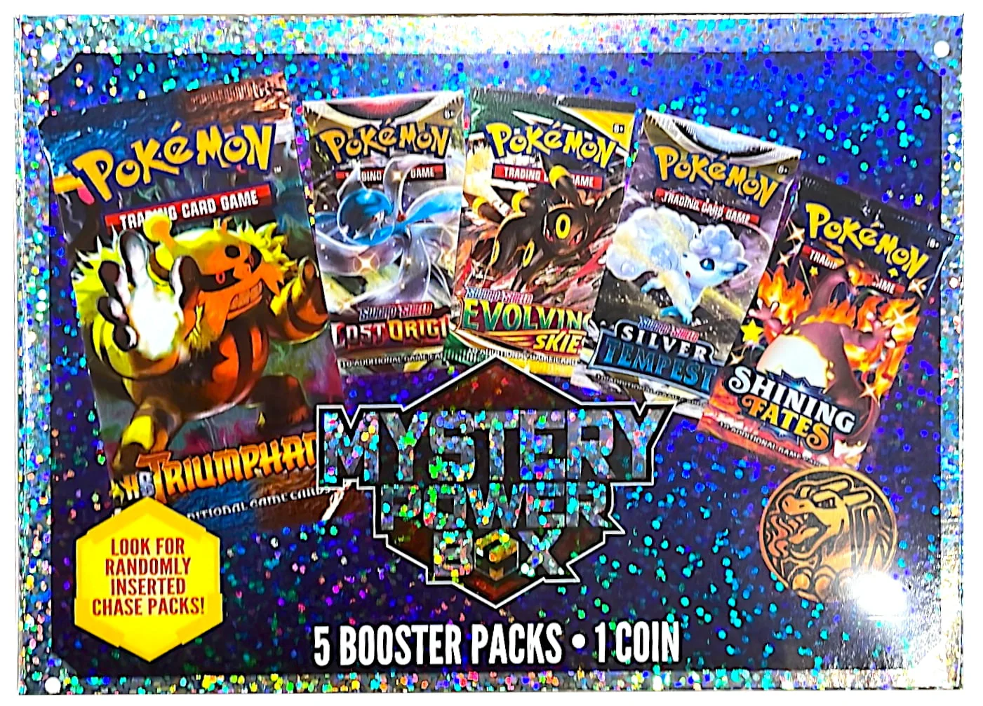 Pokemon Trading Card Games Holiday Mystery Box 2.0 - 5 Booster Packs