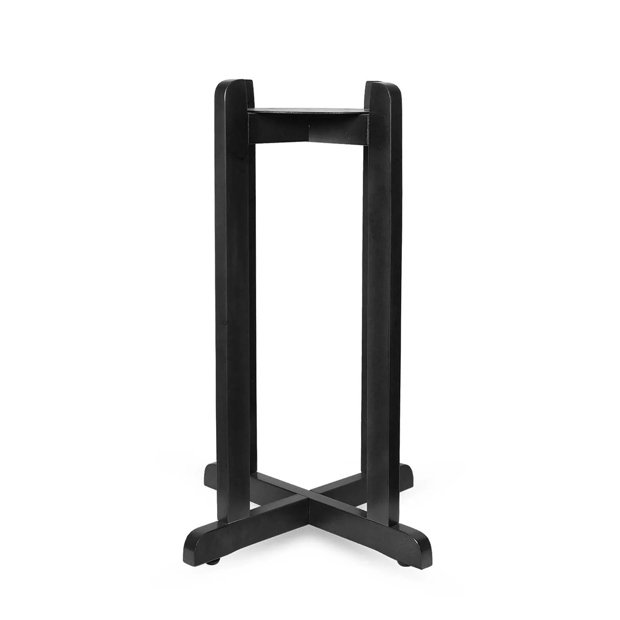 27 Inch Solid Wood Stand for 1 -5 Gallon Water Bottles & Crocks Black - Curated Treasures Market