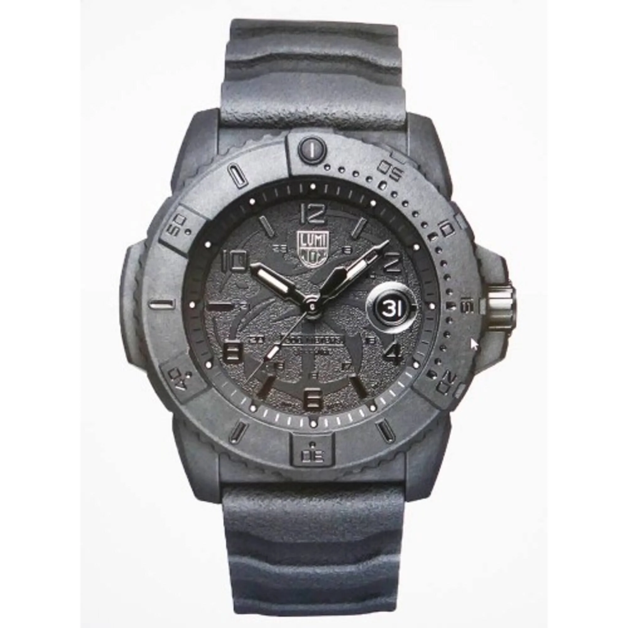 Luminox XS.3601.BO.NSF Men's Navy SEAL Quartz Black Strap Watch - Curated Treasures Market