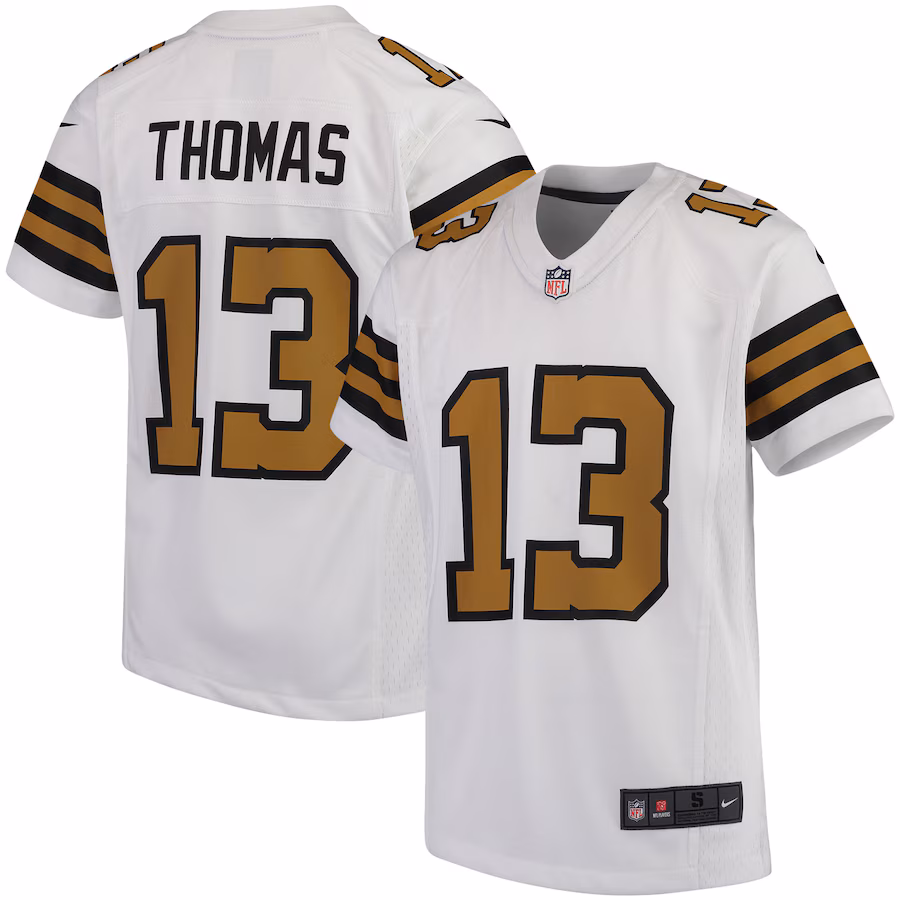 Youth New Orleans Saints Michael Thomas Nike White Game Jersey