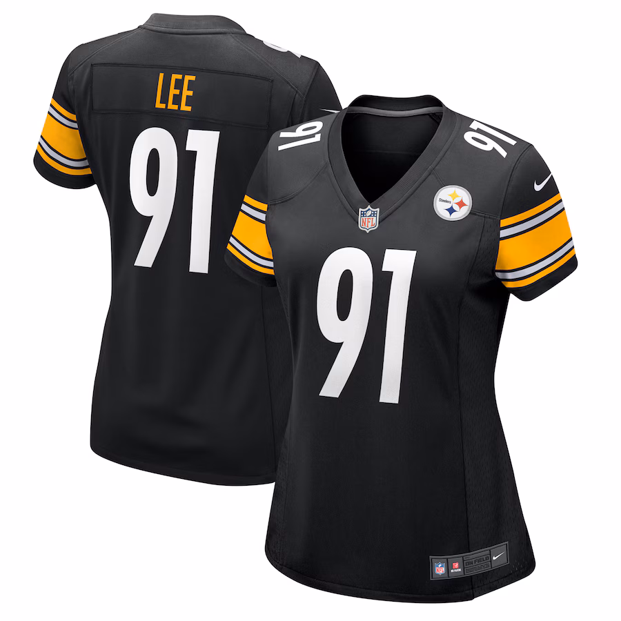 Women's Pittsburgh Steelers Logan Lee Nike Black Team Game Jersey