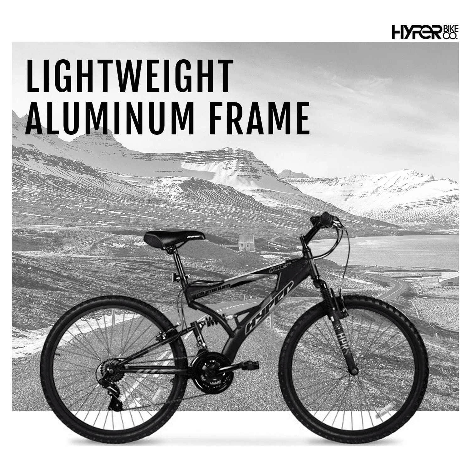 Hyper Bicycle 26 Men's Havoc Mountain Bike, Black