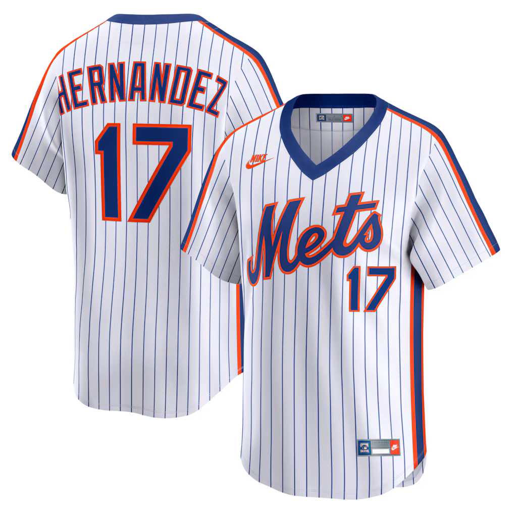 Men's New York Mets Keith Hernandez Nike White Cooperstown Collection Limited Jersey