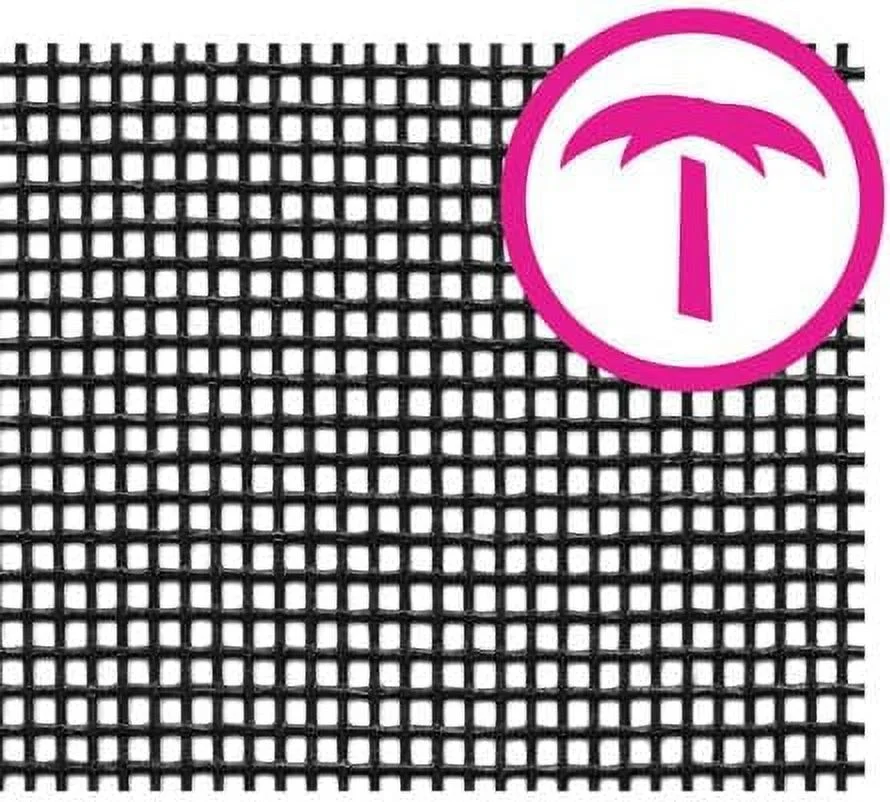 Florida Glass Privacy Screen Mesh Kit - (36 in x 100 ft) Roll of Screen & Roller Tool - Vinyl-Laminated Fiberglass Mesh Screen Roll for Pool Enclosure - Charcoal - Curated Treasures Market