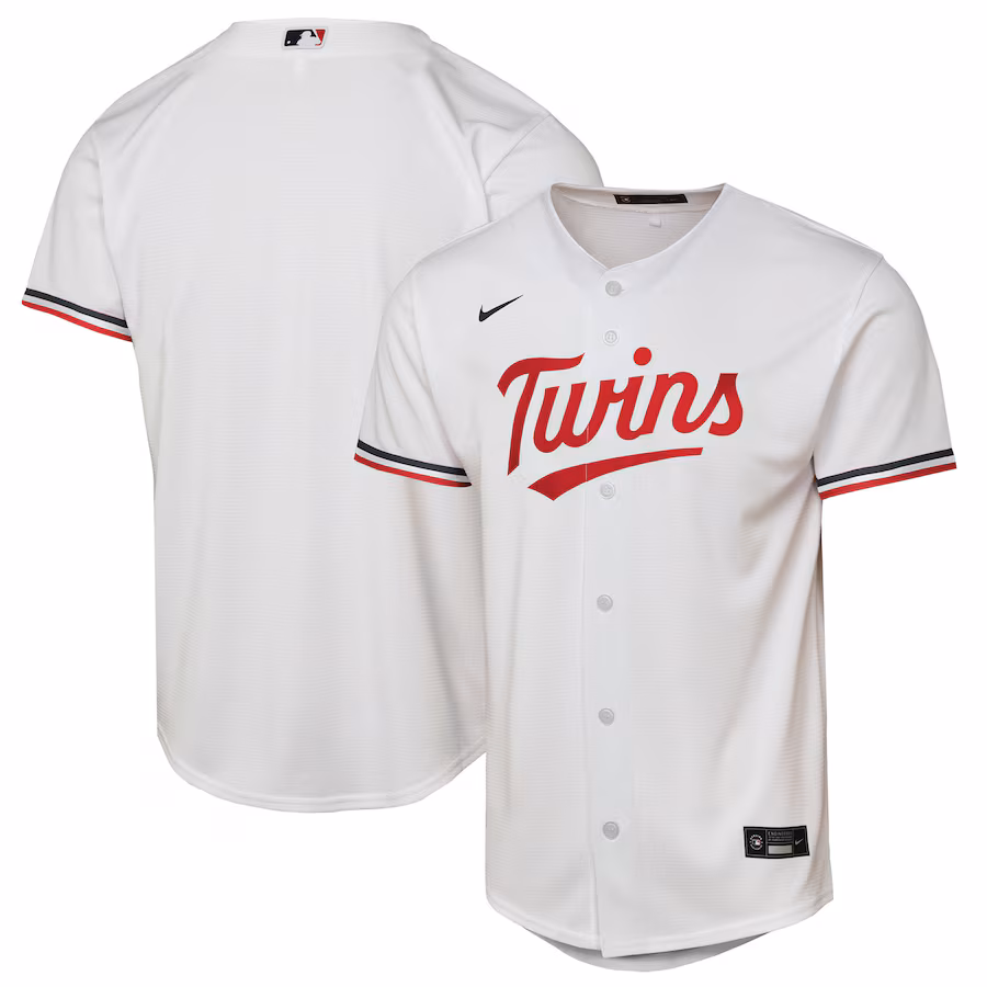 Youth Minnesota Twins Nike White Home Replica 2.0 Jersey