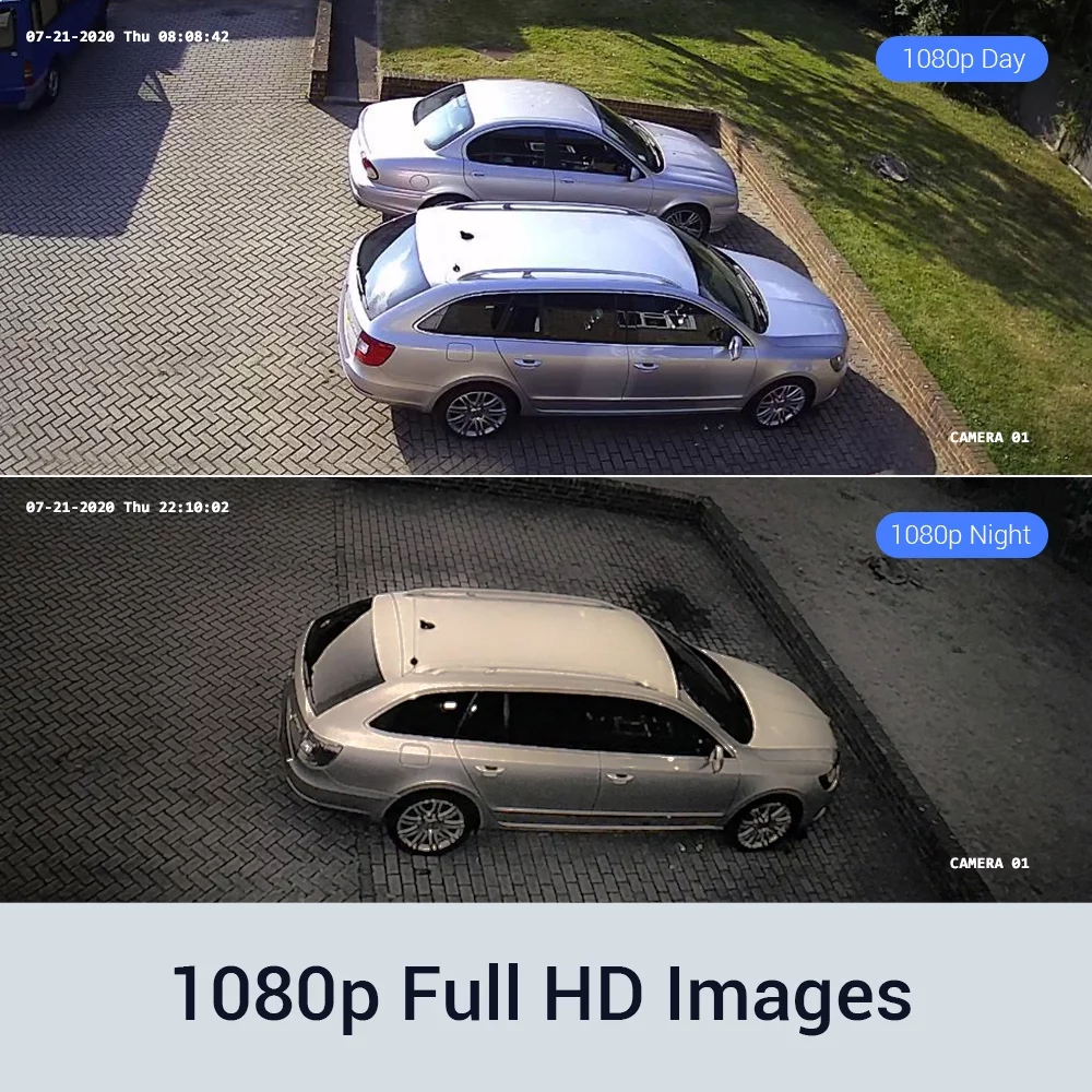 ANNKE 8CH 1080P Outdoor CCTV Video Home Security 4PCS White Bullet Weatherproof Camera System Surveillance Kits with No Hard Drive Disk - Curated Treasures Market