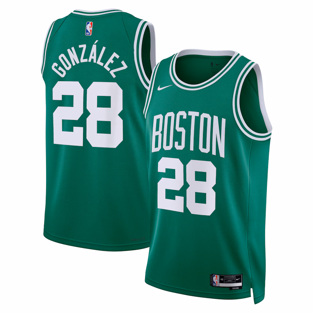 Unisex Boston Celtics Hugo González Nike Kelly Green Swingman Jersey - Icon Edition