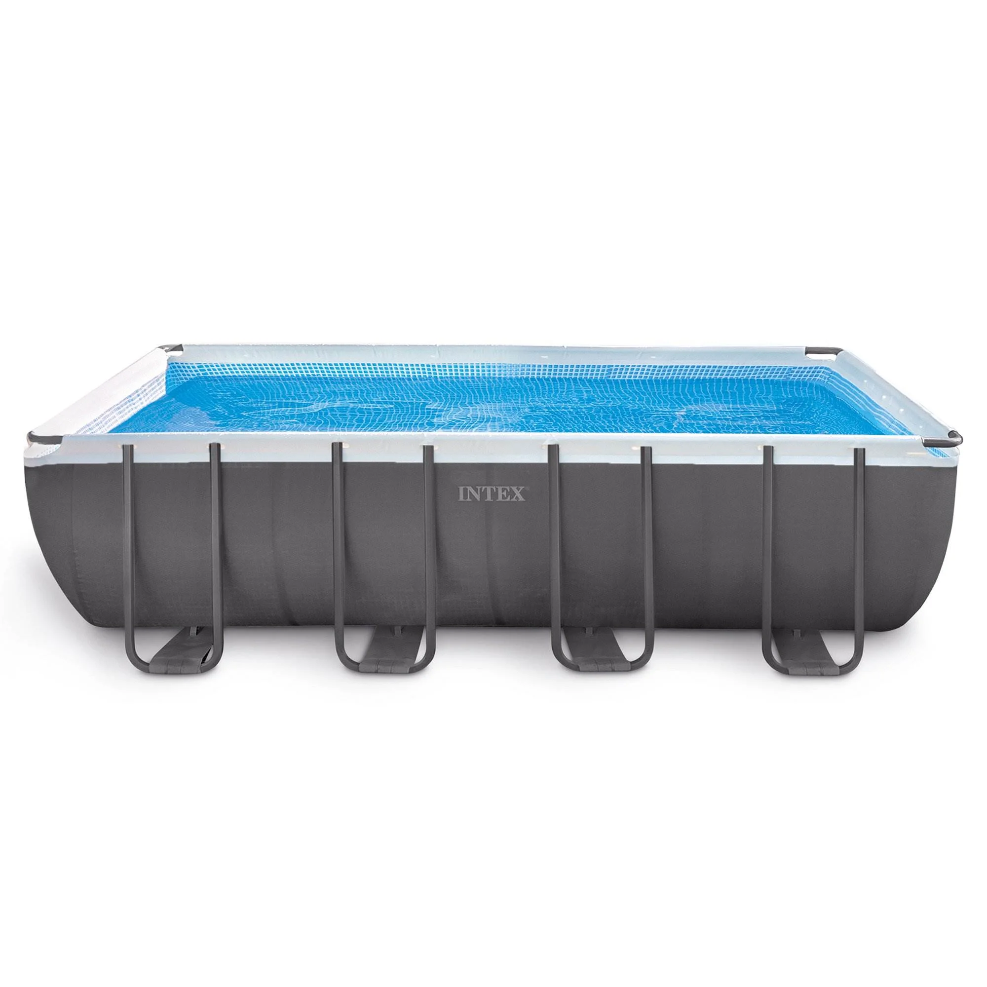 Intex 18ft x 9ft x 52in Ultra Frame Rectangular Above Ground Pool with Pump