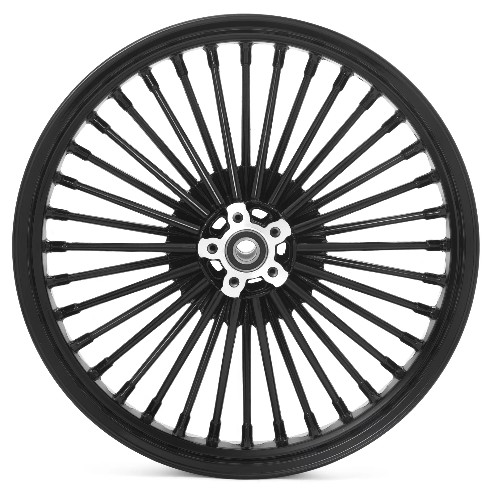 21x3.5 Fat Spoke Front Wheel Rim for Harley Dyna Street Bob FXDB Low Rider FXDL 2008-2017 - Curated Treasures Market