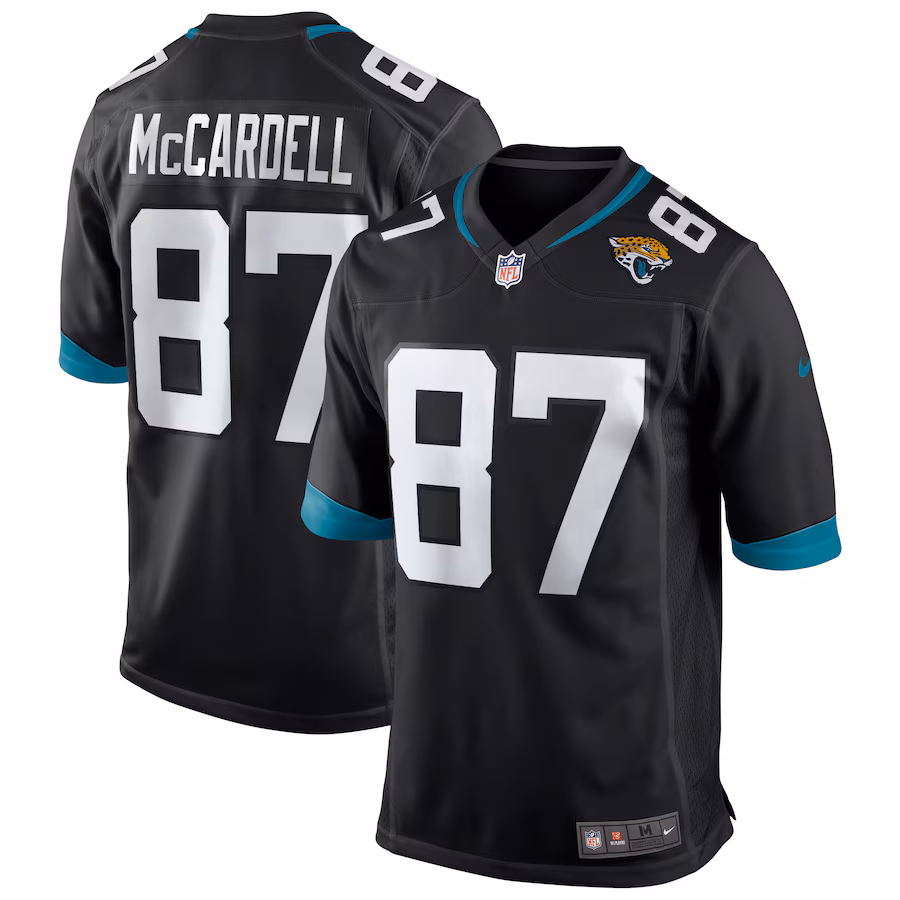 Men's Jacksonville Jaguars Keenan McCardell Nike Black Retired Player Alternate Game Jersey