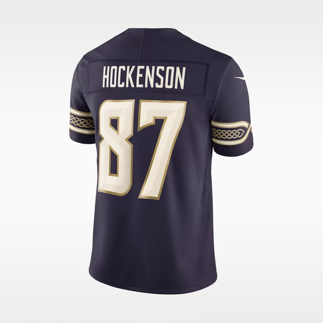 Men's T.J. Hockenson Minnesota Vikings Rivalries Collection Vapor F.U.S.E. Stitched Limited Jersey