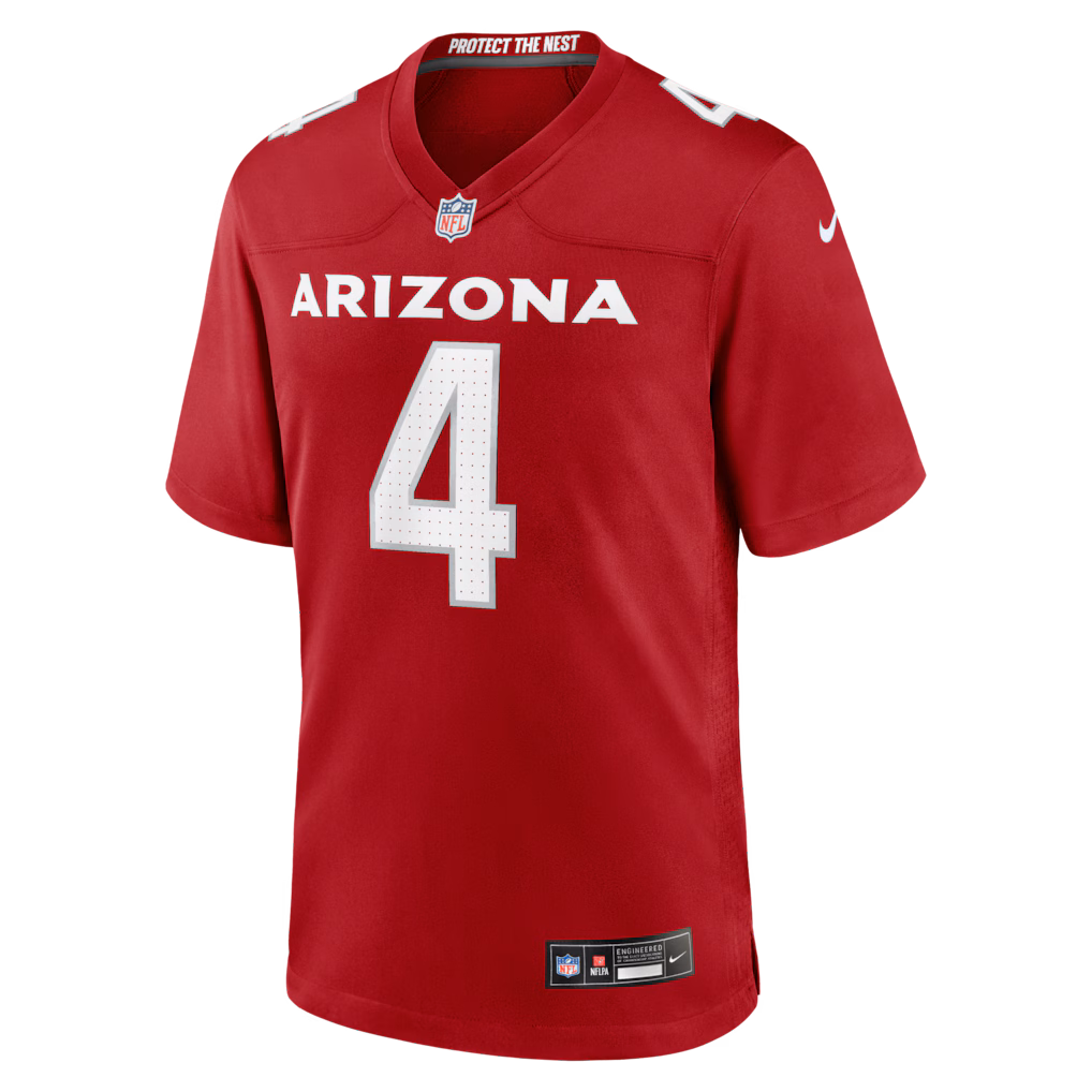 Men's Arizona Cardinals Jeremiyah Love Nike Cardinal 2026 NFL Draft First Round Pick No. 3 Team  Jersey