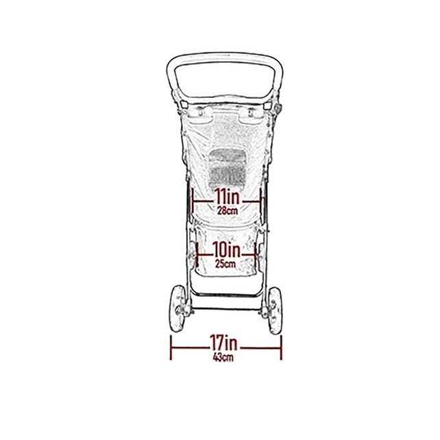 Pet Gear Happy Trails Lite No-Zip Pet Stroller - Pet Supplies online store