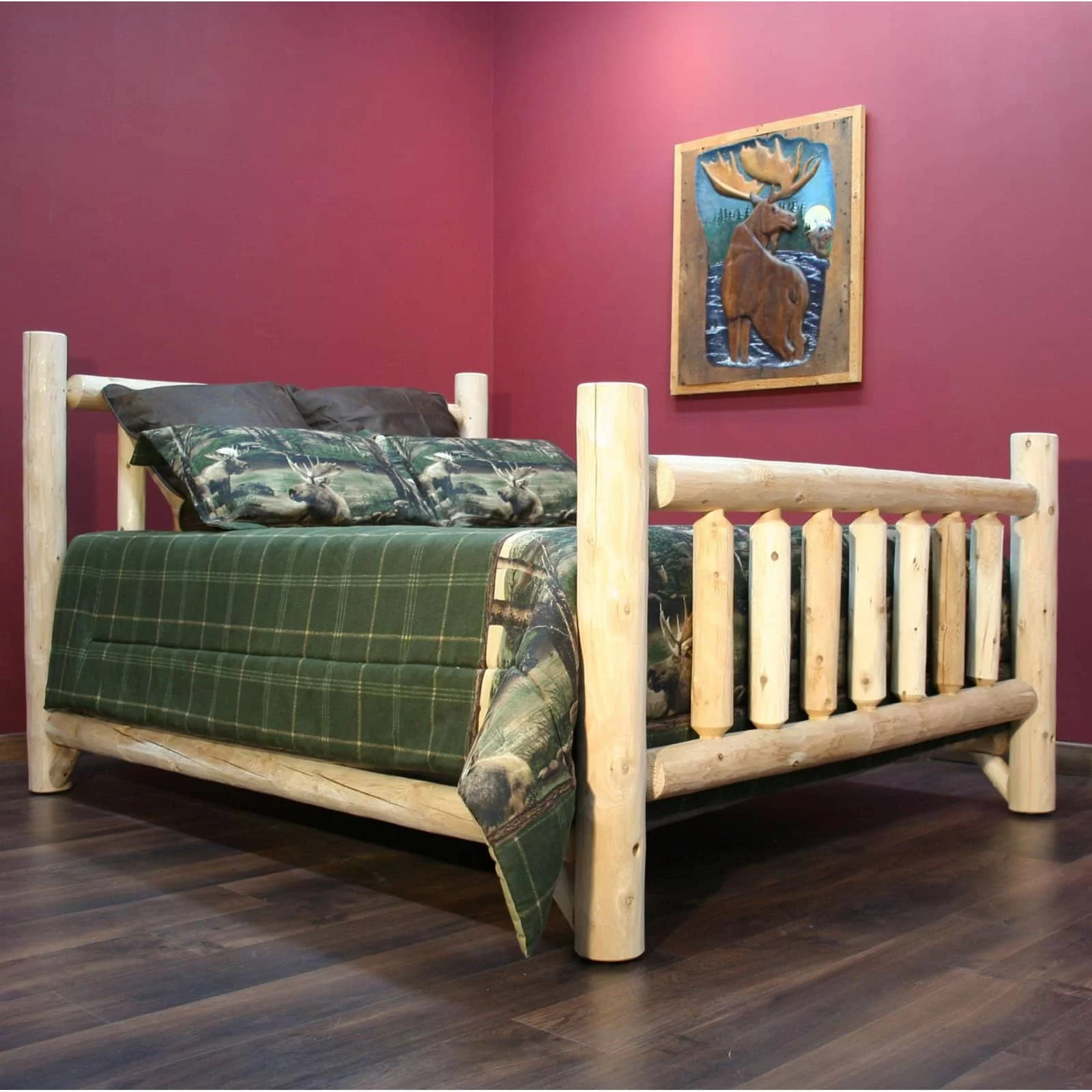 Lakeland Mills Frontier Low Post Panel Bed - Curated Treasures Market