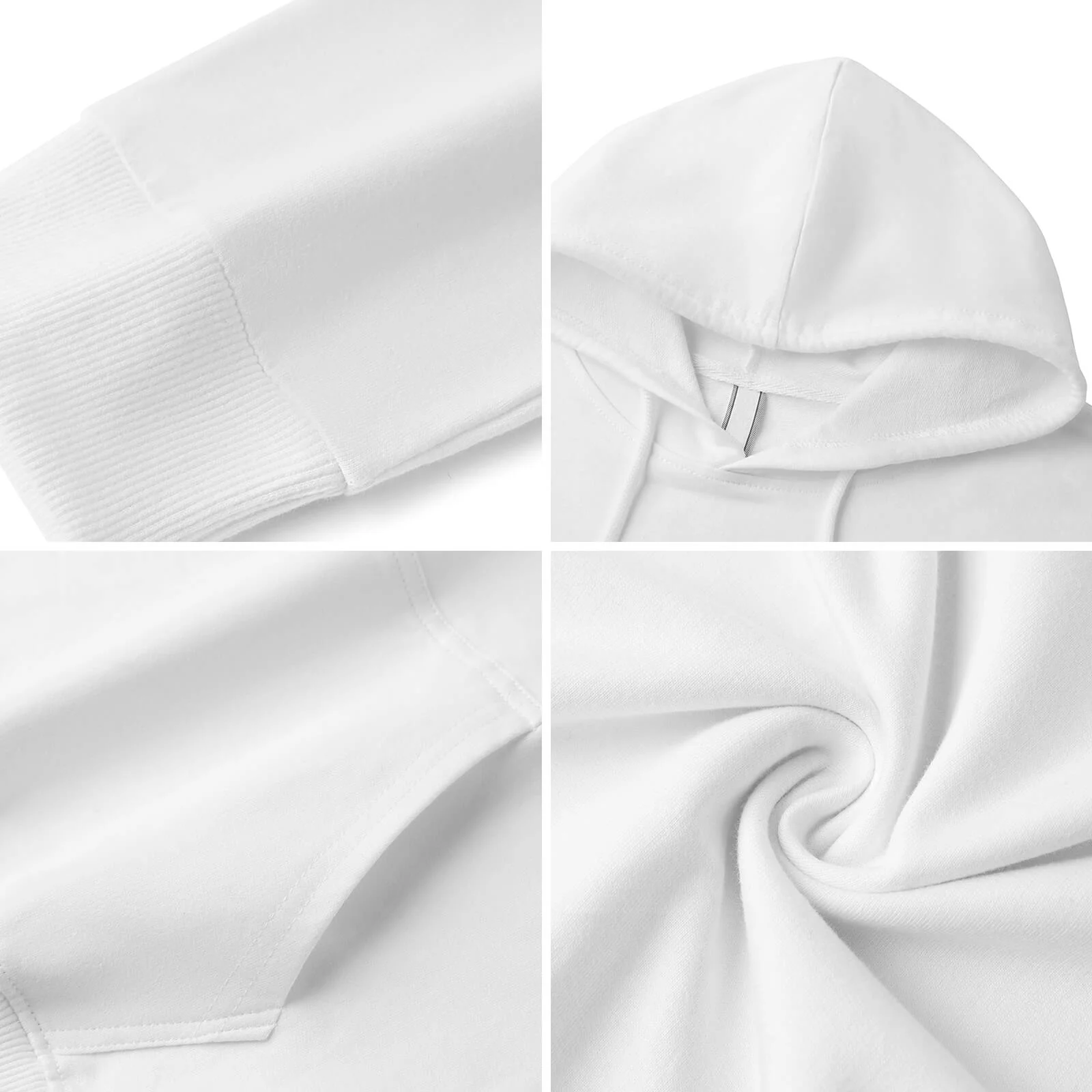 FLORID Rick and Morty Hoodie Halloween Cute Little Ghost Women's Hooded Pocket Sweatshirt White - Curated Treasures Market