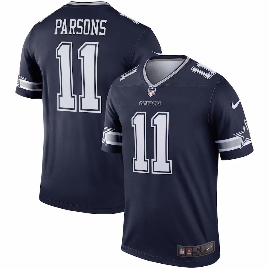 Men's Dallas Cowboys Micah Parsons Nike Navy Legend Player Performance Top