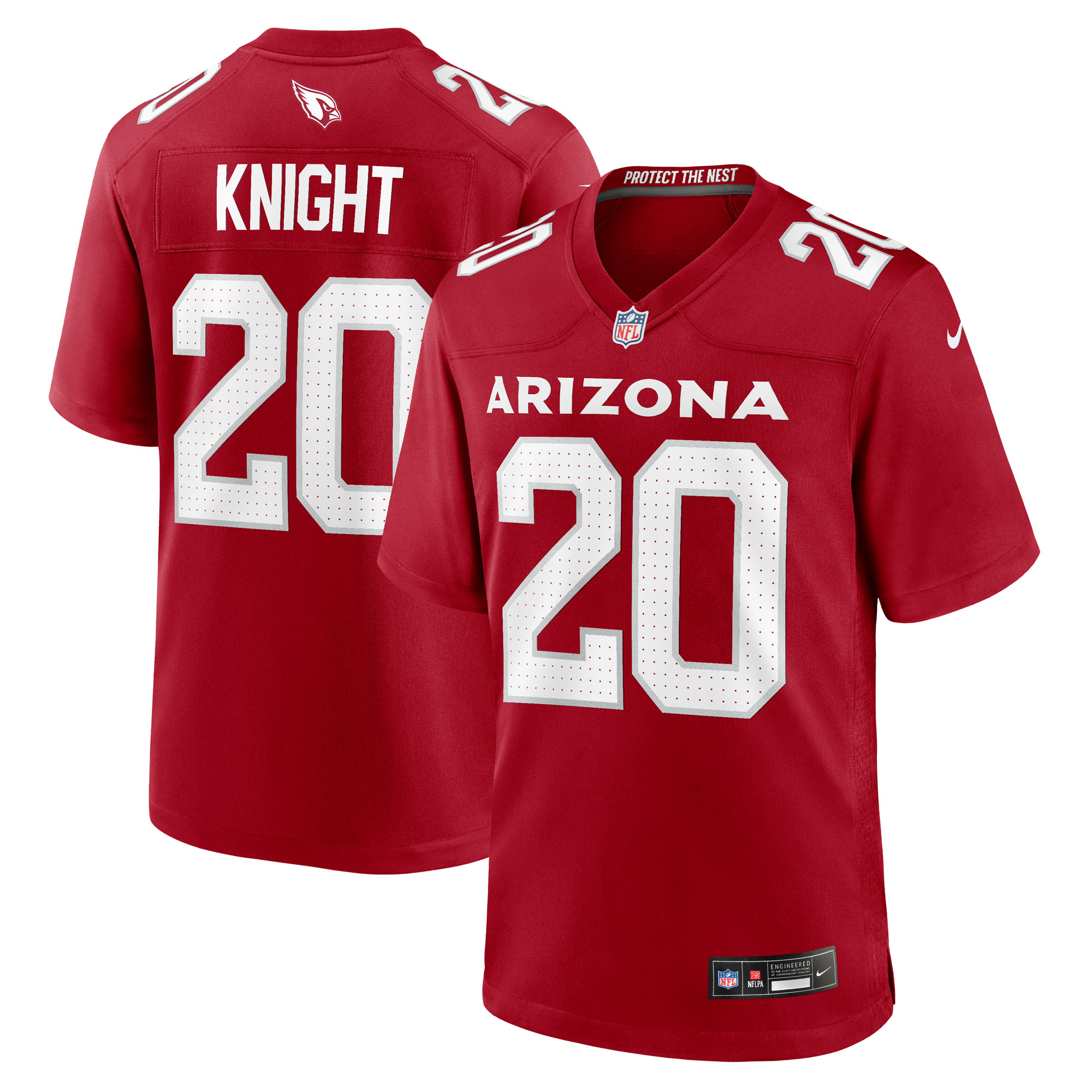 Men's Arizona Cardinals Zonovan Knight Nike Cardinal Team Game Jersey