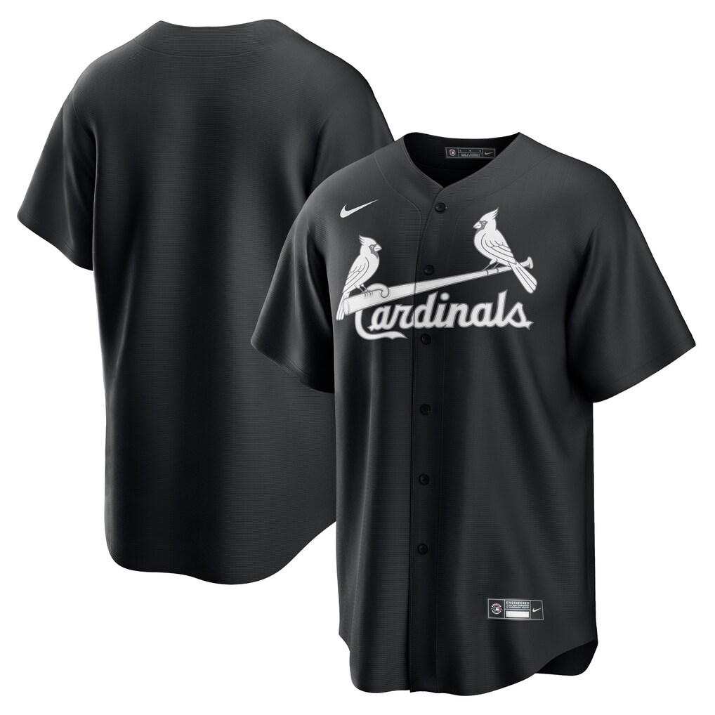 Men's St. Louis Cardinals  Nike Black Replica Jersey