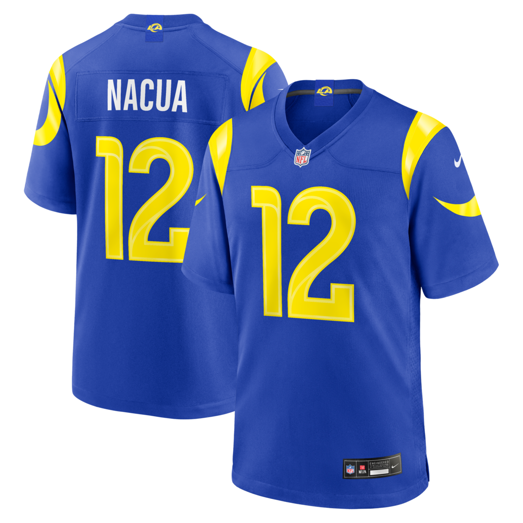 Men's Los Angeles Rams Puka Nacua Nike Royal Team Game Player Jersey