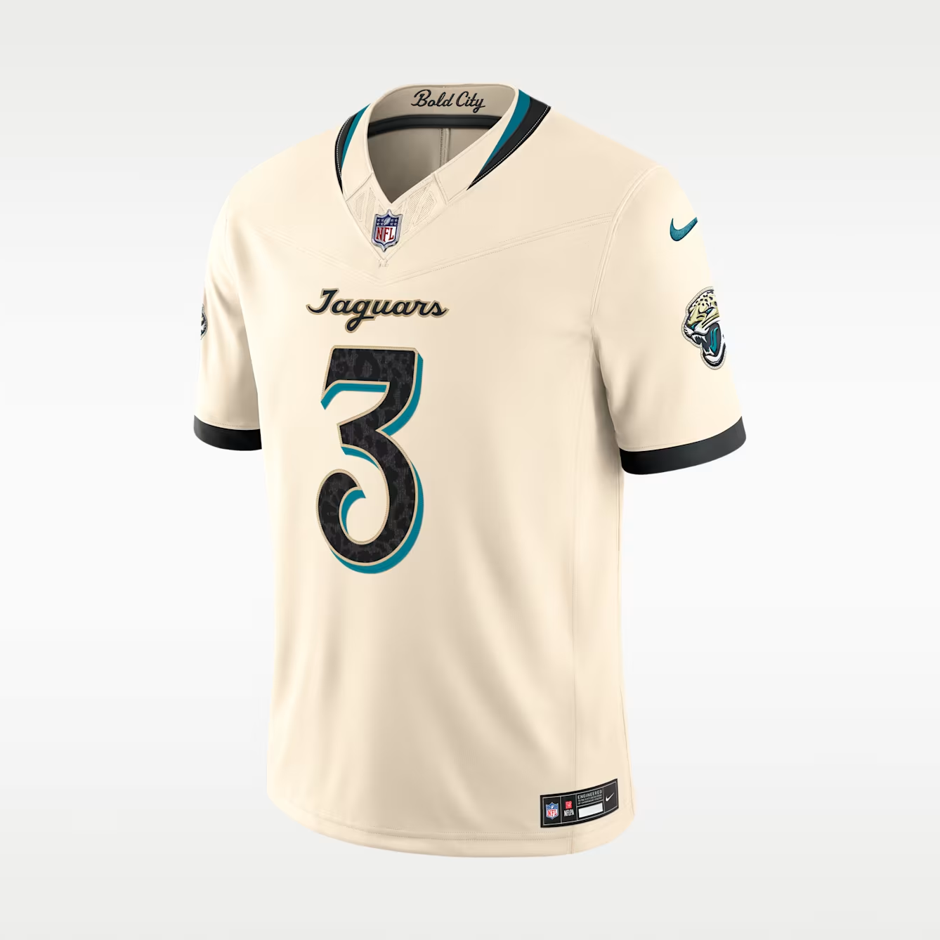 Men's Jakobi Meyers Jacksonville Jaguars Vapor F.U.S.E. Stitched Limited Jersey