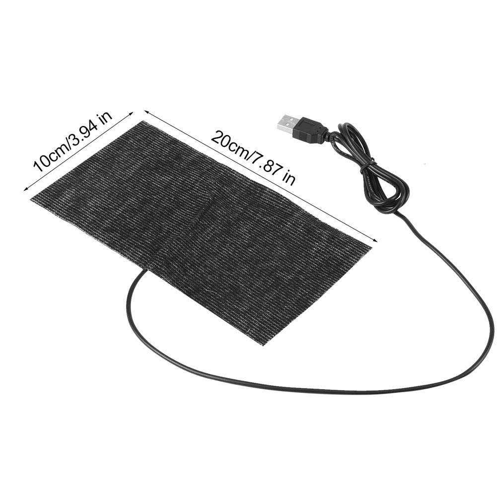 AYNEFY USB Heating Pad, Carbon Fiber Heating Mat 7.87 x 3.94Inch Heating Pads