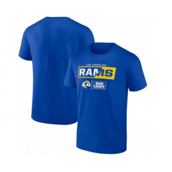 Men's Los Angeles Rams Blue x Bud Light T-Shirt