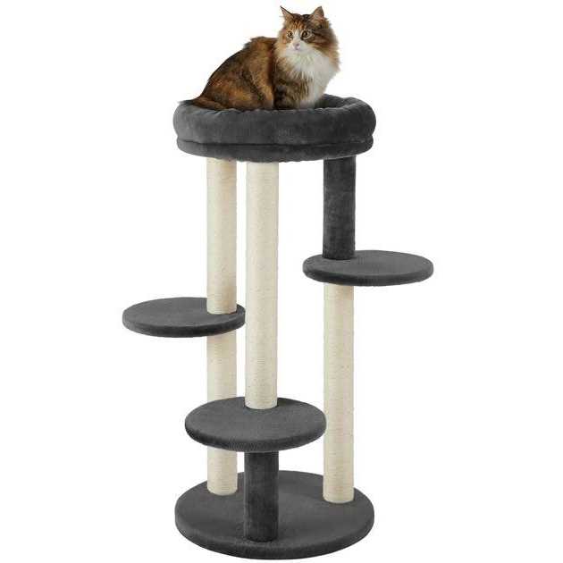 Frisco 41-in Faux Fur Cat Tree