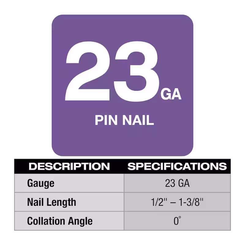 M12 12-Volt 23-Gauge Lithium-Ion Cordless Pin Nailer (Tool-Only)