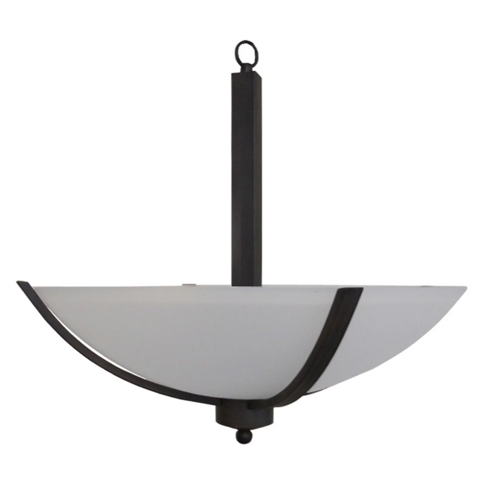 Yosemite Home Decor Alta Peak 107-3B 3 Light Bowl Chandelier - 20W in.