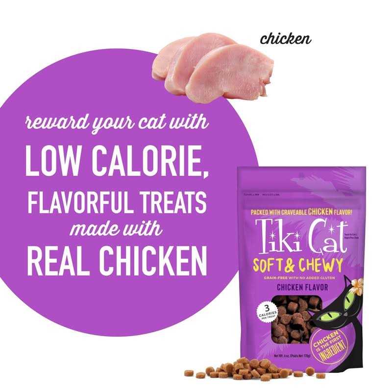 Tiki Cat Soft & Chewy Cat Treats Chicken