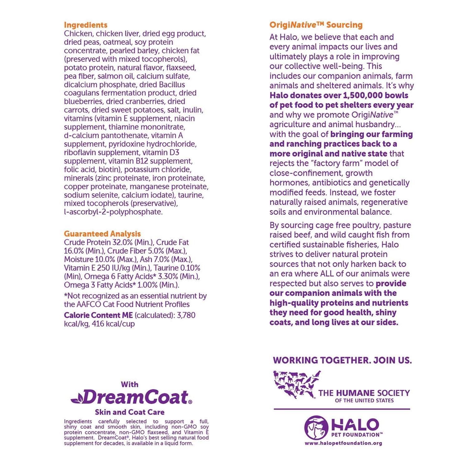 Halo Spot’s Stew Indoor Dry Cat Food