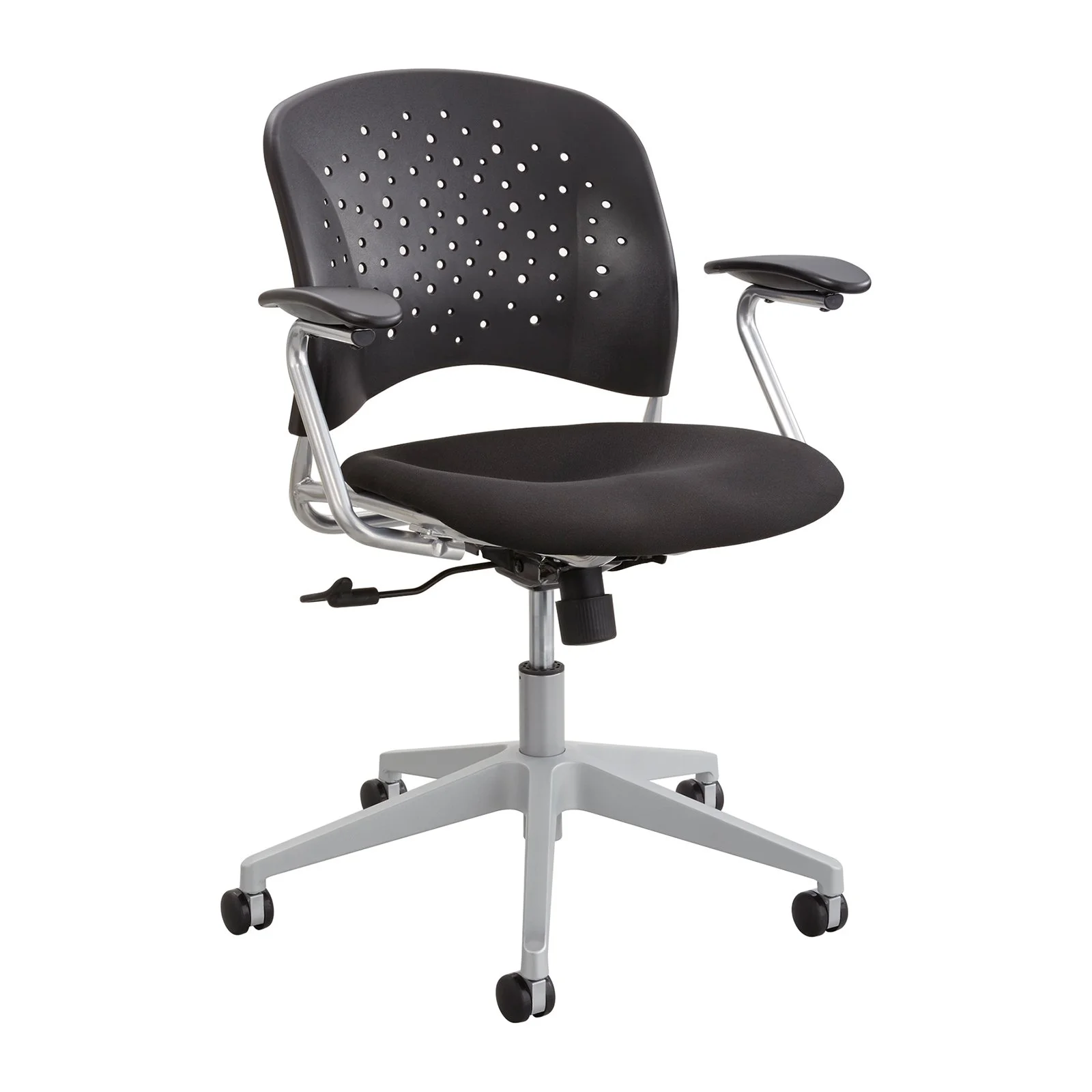 Safco  Reve Round Backed Task Chair Black - Curated Treasures Market