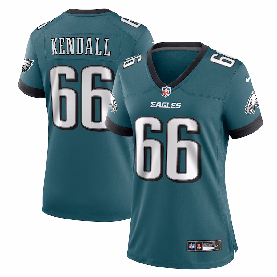 Women's Philadelphia Eagles Drew Kendall Nike Midnight Green Team Game Jersey