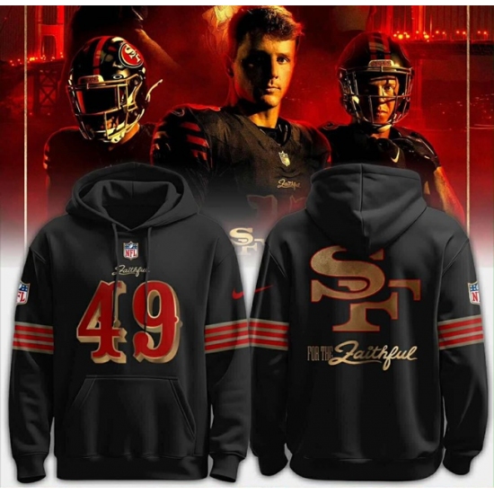 Men's San Francisco 49ers Black 2025 “Rivalries” Pullover Hoodie