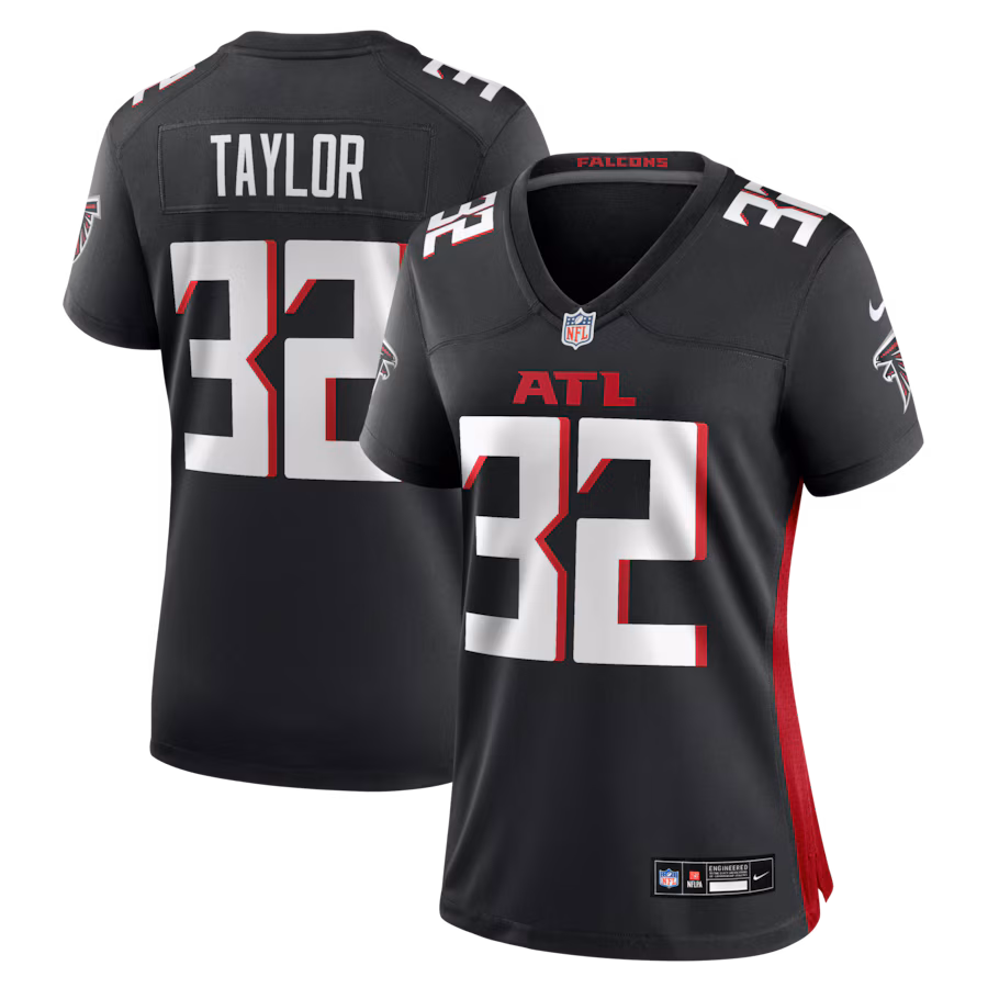 Women's Atlanta Falcons Keith Taylor Nike Black Team Game Jersey
