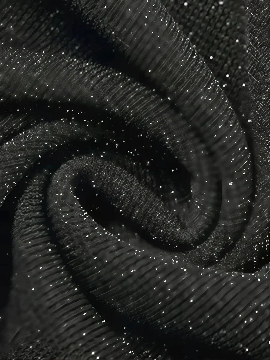 'Glow Night' Holiday Party Glittering V Neck Sheath Dress