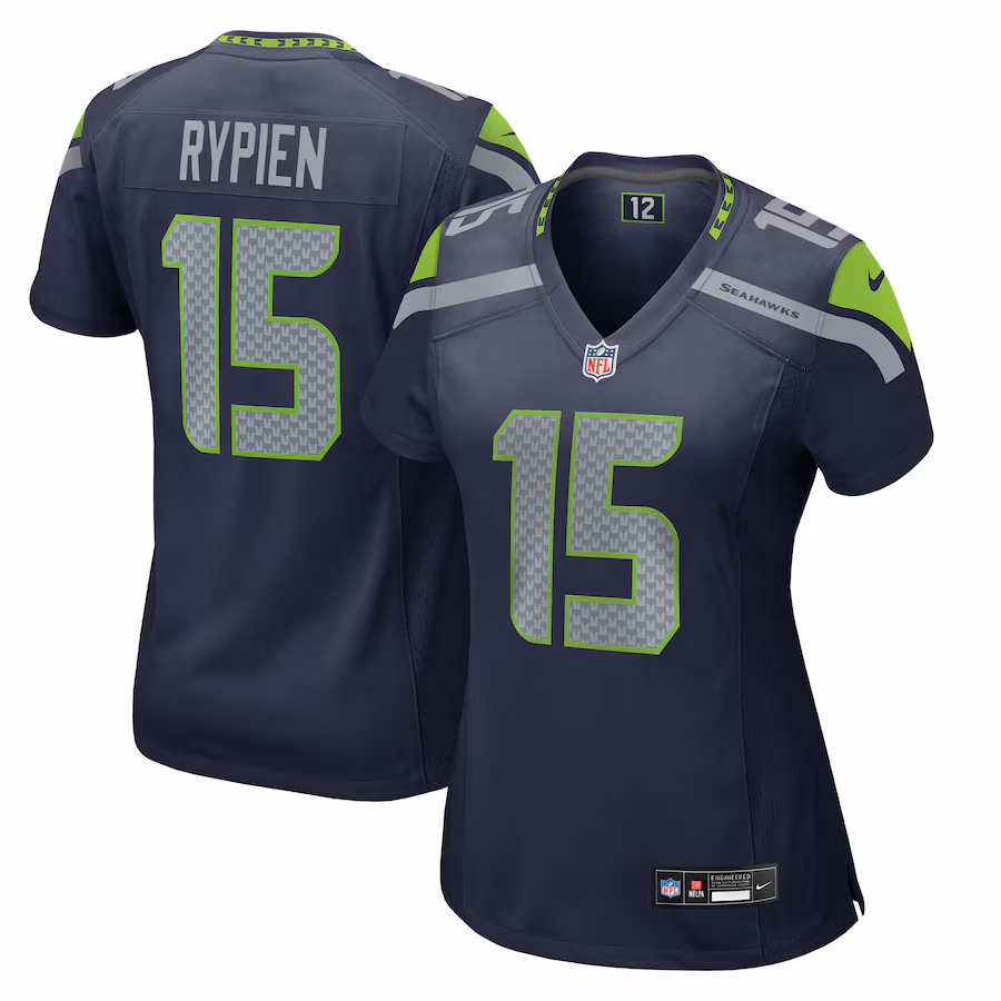Women's Seattle Seahawks Brett Rypien Nike College College Navy Team Game Jersey