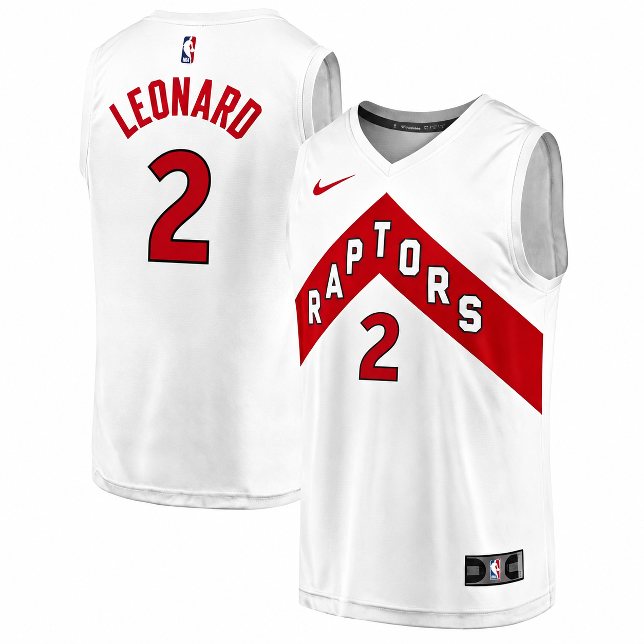 Men's Toronto Raptors Kawhi Leonard Fanatics White Fast Break Player Jersey - Icon Edition