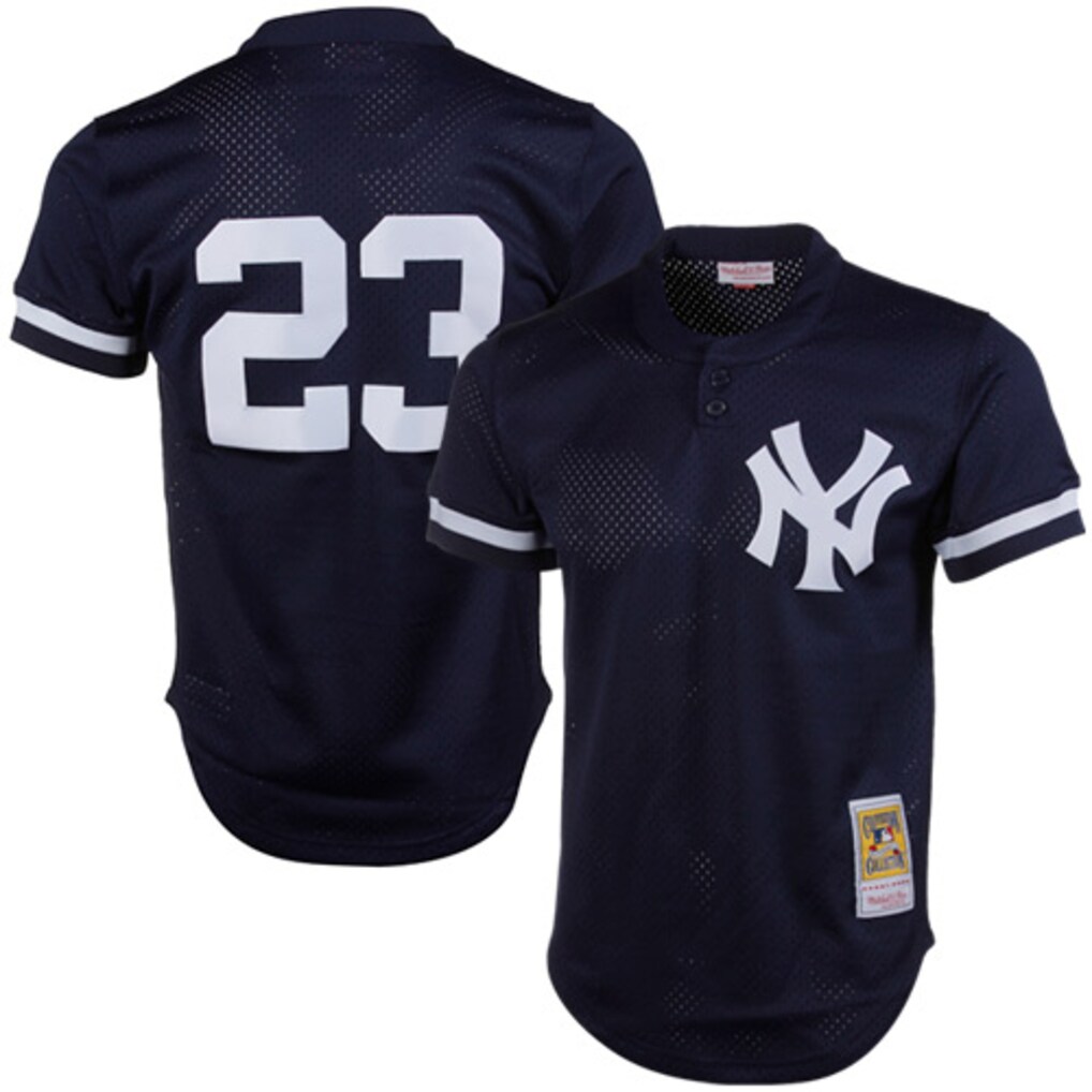 Men's New York Yankees Don Mattingly Mitchell & Ness Navy Authentic Batting Practice Jersey