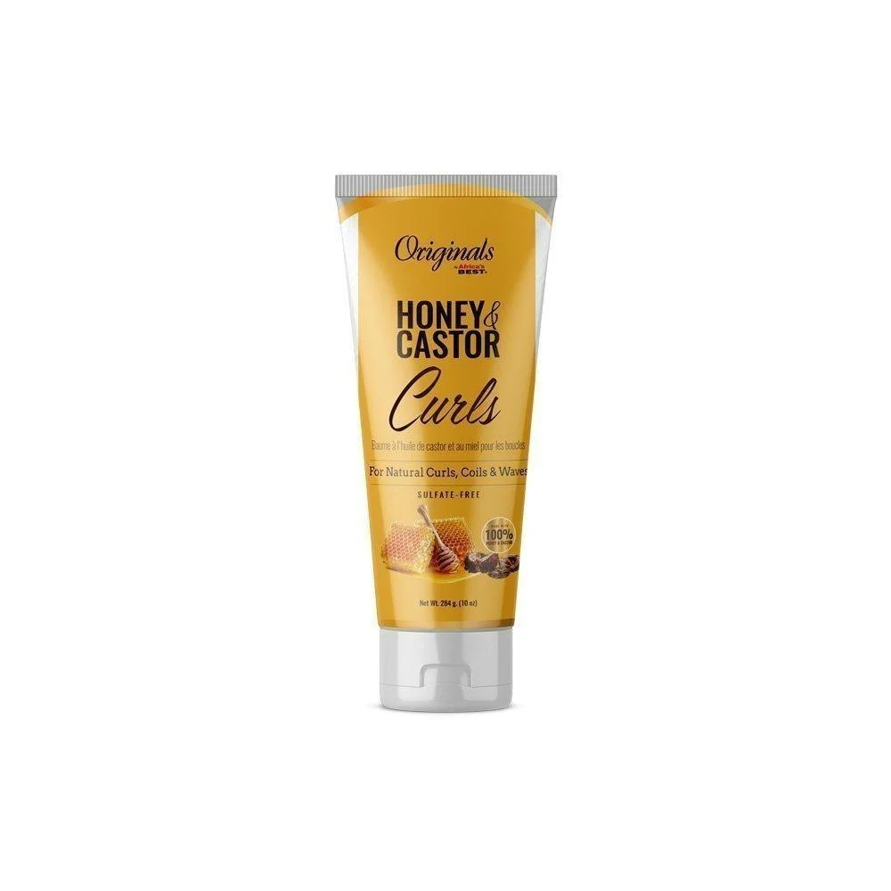 Africa's Best Originals Honey & Castor Curling Creme, 10 Oz - Curated Treasures Market
